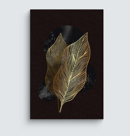 Golden Feather Leaves - Klasika