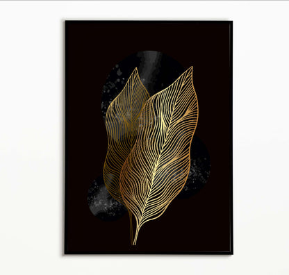 Golden Feather Leaves - Klasika